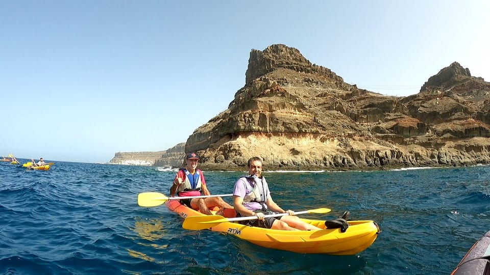 Lomo Quiebre: Mogan Kayaking and Snorkeling Tour in Caves - Key Points
