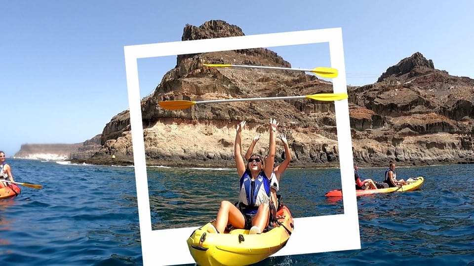 Lomo Quiebre: Mogan Kayaking and Snorkeling Tour in Caves - Highlights of the Experience