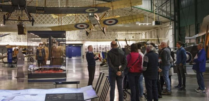 London: First World War Flying Machines Tour - Behind Barriers and Into History