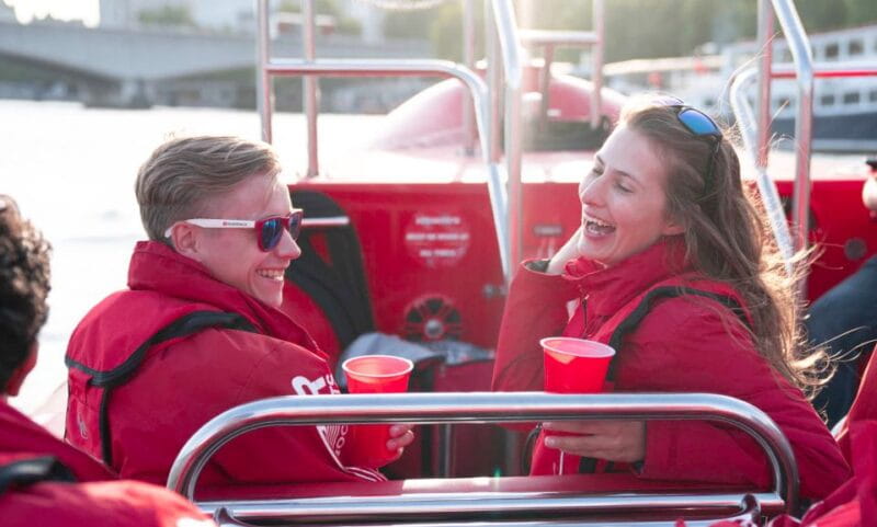 London: River Thames Sunset Speedboat Experience with Drink - The Sum Up