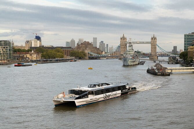 London Roundtrip Thames Cruise Uber Boat by Thames Clippers - Key Points / Takeaways