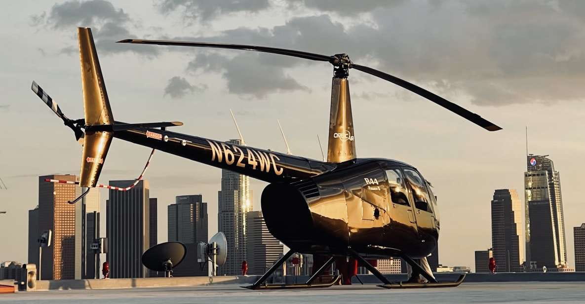 Los Angeles: Downtown Landing Helicopter Tour - Transportation and Gratuities