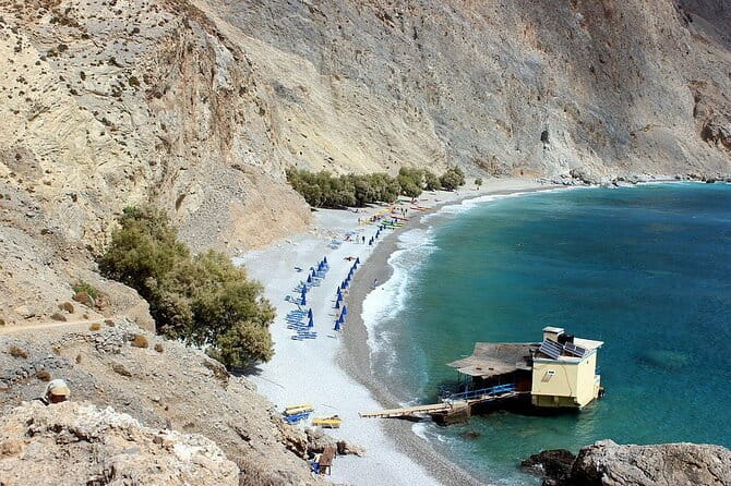 Loutro and Sweet Water Beach from Sfakia - Glyka Nera: A Hidden Gem of Crete’s South Coast