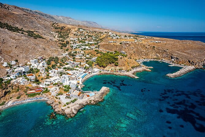 Loutro and Sweet Water Beach from Sfakia - Sfakia: The Traditional Village Close to Untamed Landscapes
