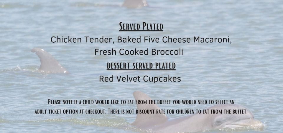 Lowcountry Lunch Buffet Cruise - Important Information