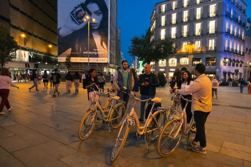 Madrid by Night: Vintage Bike Tour Highlights/Optional Tapas - Price and Value