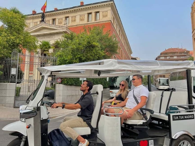 Madrid: Discover the City by Private Electric Tuk Tuk - The Experience of Riding in a Private Electric Tuk-Tuk