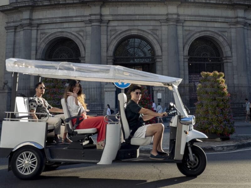 Madrid: Eco-Friendly, Private, and Unique Tuk Tuk Experience - What to Expect at Each Stop