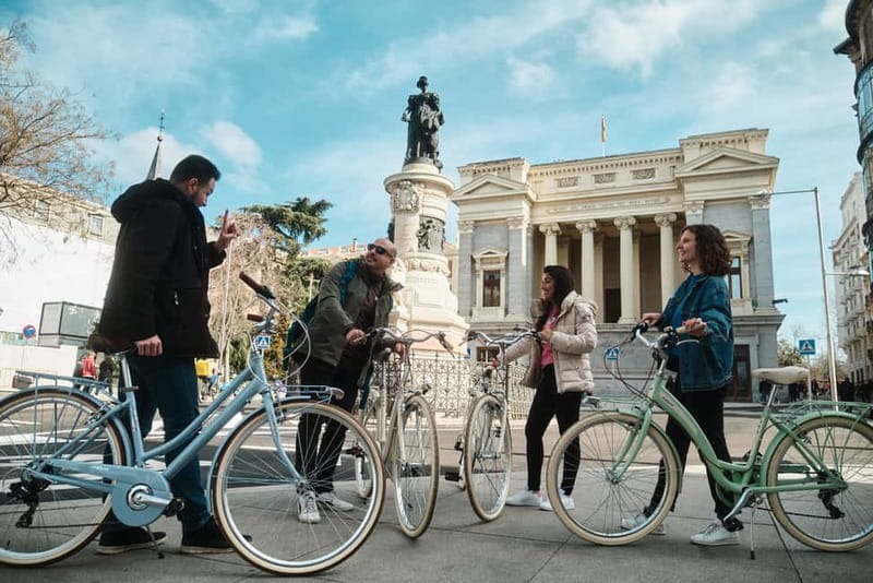 Madrid: Highlights Guided Vintage Bike Tour and Tapas Option - What to Expect: The Details