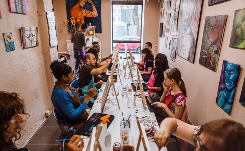 Madrid: Sip&Paint Workshop - Madrid: Sip&Paint Workshop – A Creative Escape in the Heart of the City