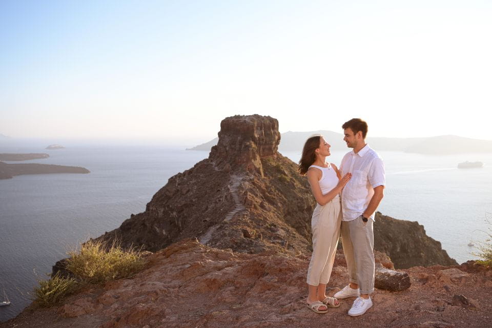 Magical Proposal Photoshoot in Santorini - Capturing Magical Moments