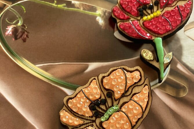 Making Accessories With Eco-Wood and Swarovski Crystals in Nara - Inclusions