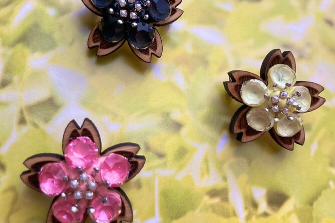 Making Accessories With Eco-Wood and Swarovski Crystals in Nara - Booking Details