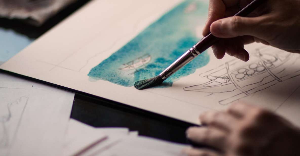 Malaga: Drawing & Painting Lesson Outdoors - Artistic Inspiration