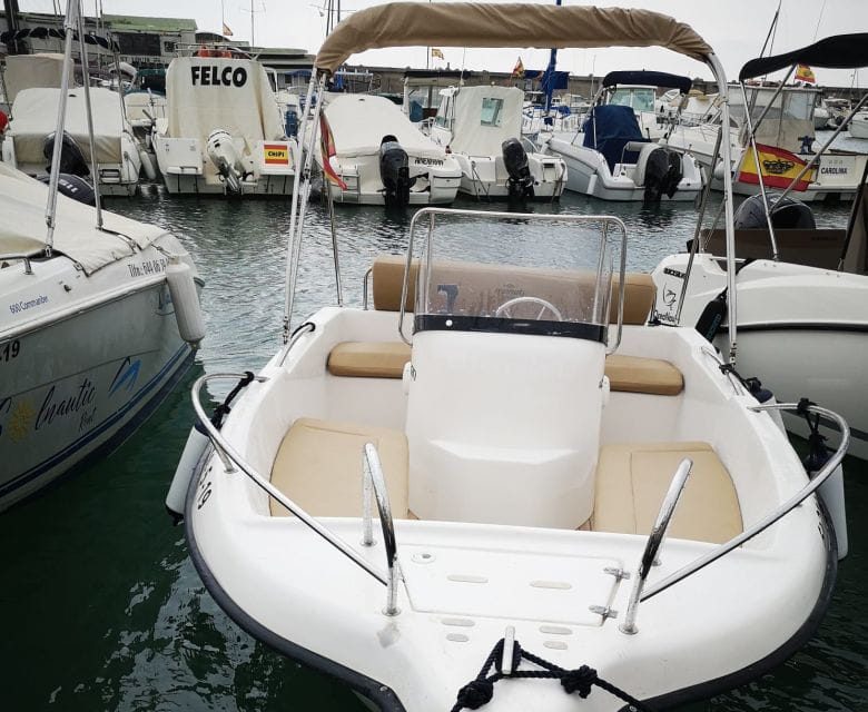 Malaga: Rent Boat Without a License for Dolphin Watching - Key Points