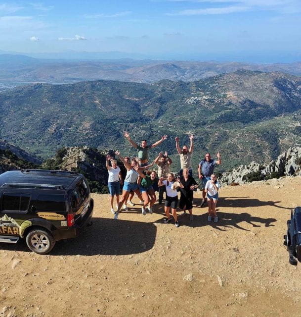 Malia: 4X4 Self Drive Safari Free Pick up & Lunch - Panoramic Views in Kourounes