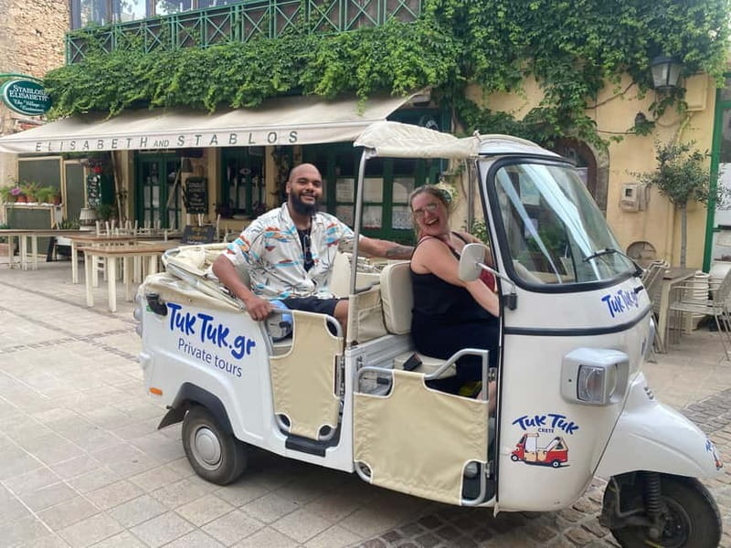 Malia: Sissi and Beyond Tuk Tuk Tour with Raki and Honey - A Fun and Authentic Way to Discover Crete’s Hidden Gems