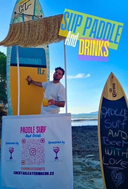 Mallorca: Paddle Surf and Drink  Refresh your Holidays! - Discover the Joy of Paddle Surfing on Mallorca’s Beaches