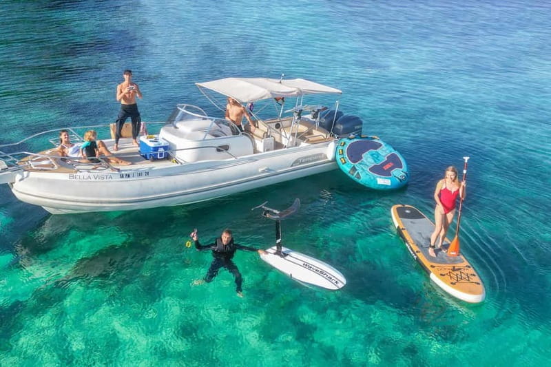 Mallorca: Private Watersports Boat. LUNCH Drinks SUP, Tubing - Who Will Love This Experience?
