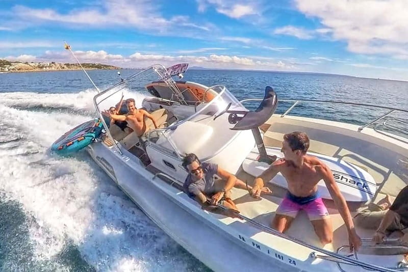 Mallorca: Private Watersports Boat. LUNCH Drinks SUP, Tubing - FAQ