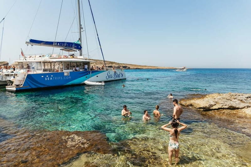 Malta: Blue Lagoon, Beaches & Bays Trip by Catamaran - Key points / Takeaways