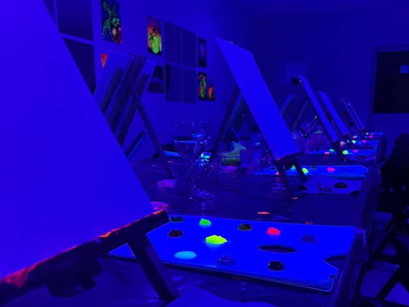 Malta: Glow-in-the-Dark Drink & Paint Experience - A Creative Night Out in Malta You Wont Forget