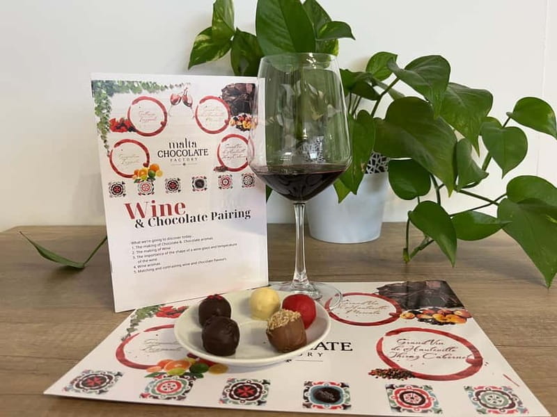 Malta: Wine and Chocolate Pairing Experience - Key Points / Takeaways
