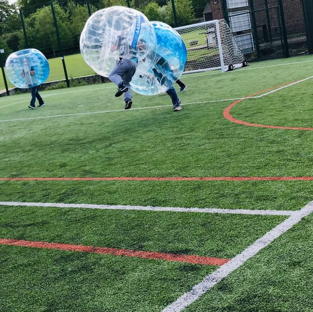 Manchester: Bubble/Zorbing Football Reservation Deposit - Pricing and What It Means for Your Group