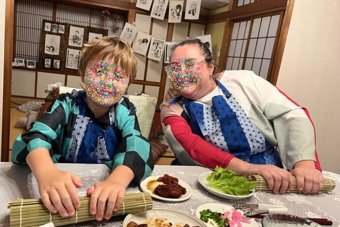 Manga Illustration Session & Cooking Class - Delicious Sushi Rolls