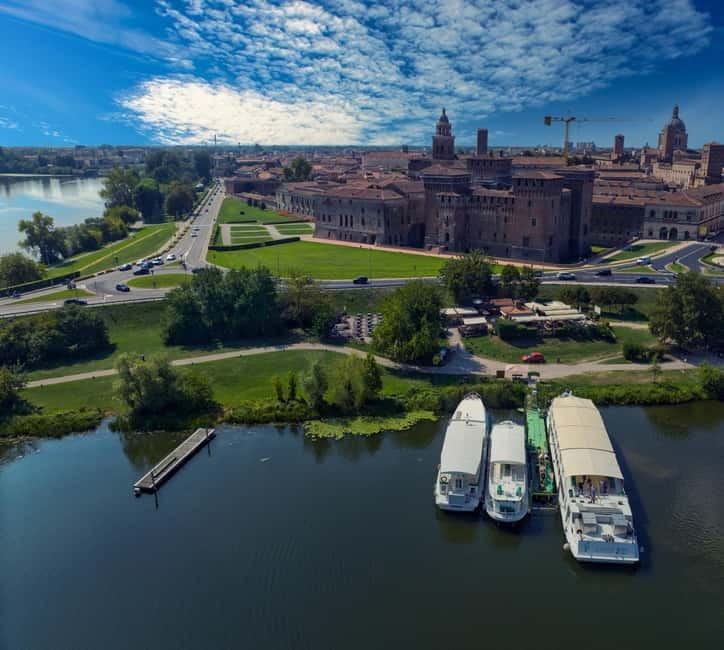 Mantua: Panoramic city navigation + protected oasis + guide on board - Key points / Takeaways