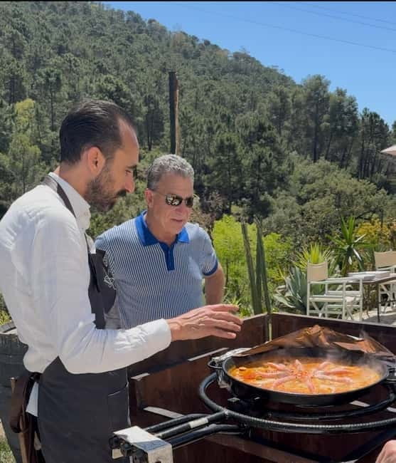 Marbella Paella Cooking Show in a Private Finca with Lunch - Key points/Takeaways