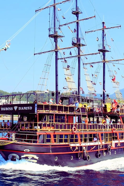 Marmaris: Big Boss Diamond Pirate Boat Trip - Setting Sail on Marmaris’s Largest Pirate Ship