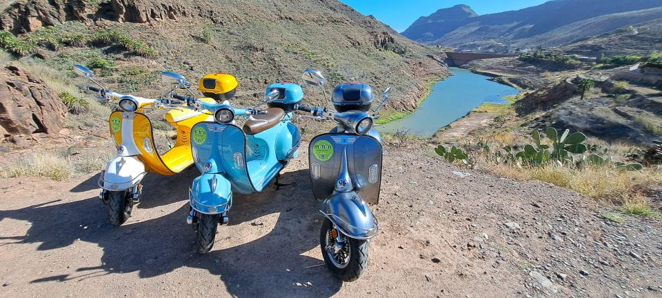 Maspalomas: Tour of the Ayagaures on Old Electric Scooters - Experience and Features