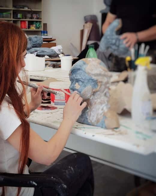 Matera. Paper mache workshop with the artisans of the Bruna float - Exploring the Craft: The Artistic Technique