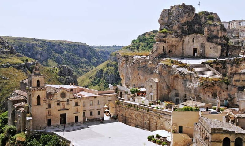 Matera: Sasso Caveoso e Chiese rupestri - Visiting a Rock-Hewn Church: A Testament to Religious Devotion