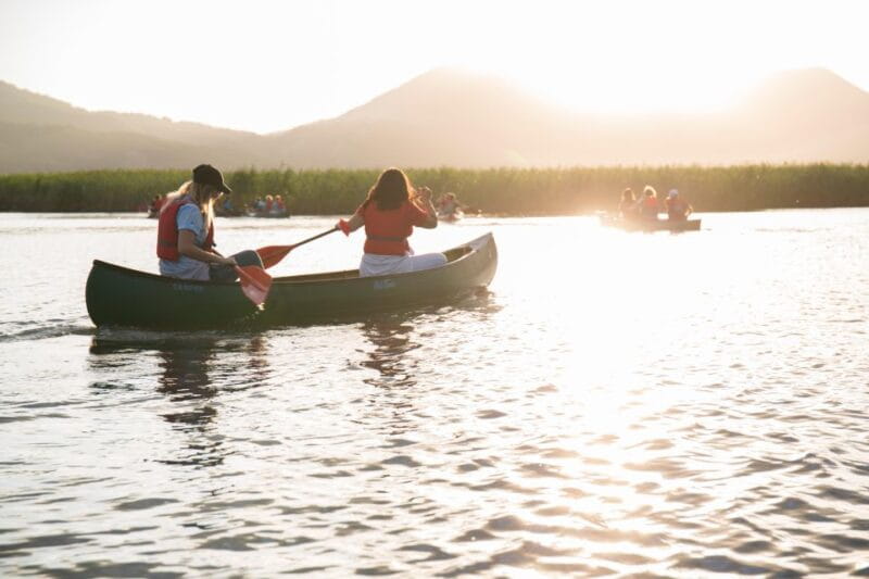 Matese Regional Park: canoe excursion with sunset aperitif - Introducing the Canoe and Sunset Experience at Lake Matese