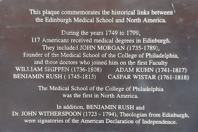 Medical and Surgical History of Edinburgh - Private Walking Tour - A Deep Dive into Edinburgh’s Medical Heritage: What to Expect