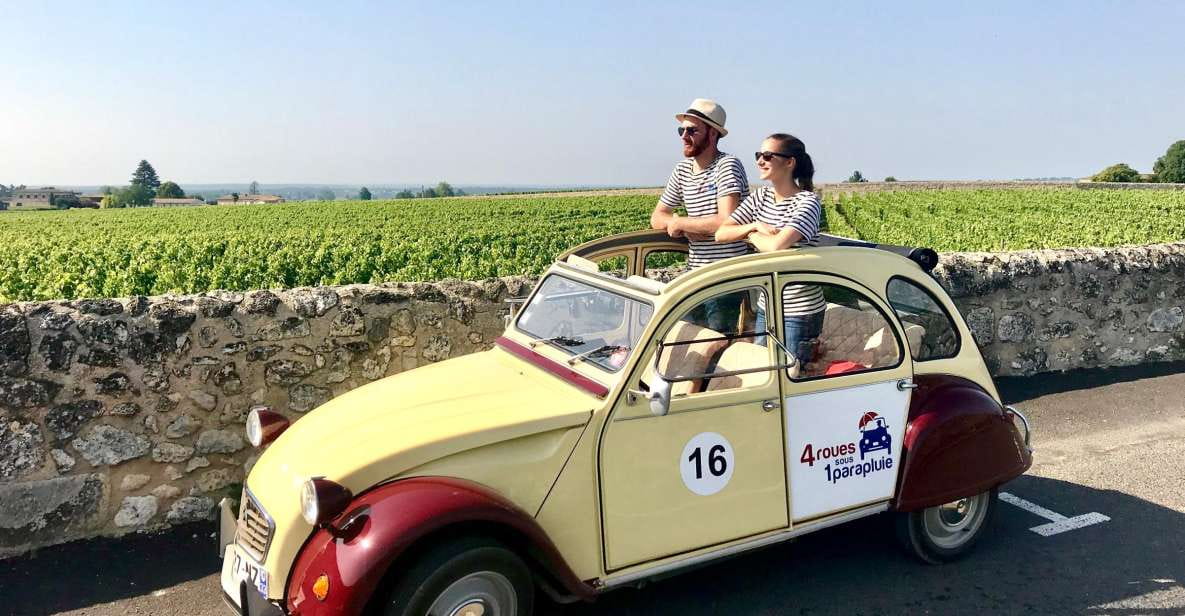 Médoc: Citroën 2CV Private Half-Day Wine Tour - Pickup and Dropoff