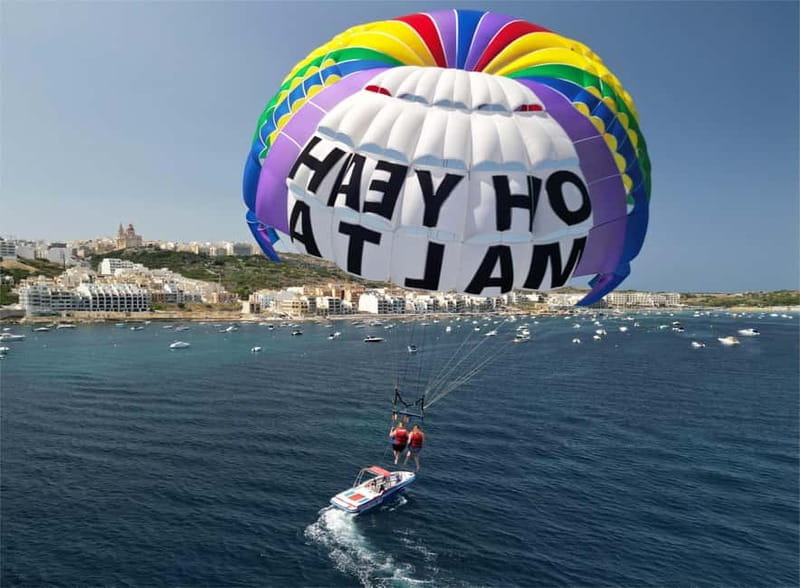Mellieha Bay: Parasailing - The Experience in Detail