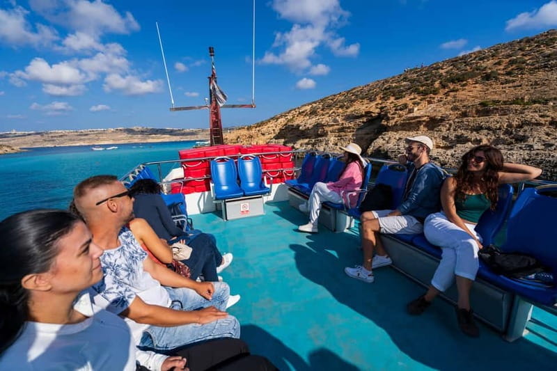 Mellieha: Cruise to Blue Lagoon, Crystal Lagoon & Halfa Rock - Crystal Lagoon: sheltered, scenic, and packed with caves
