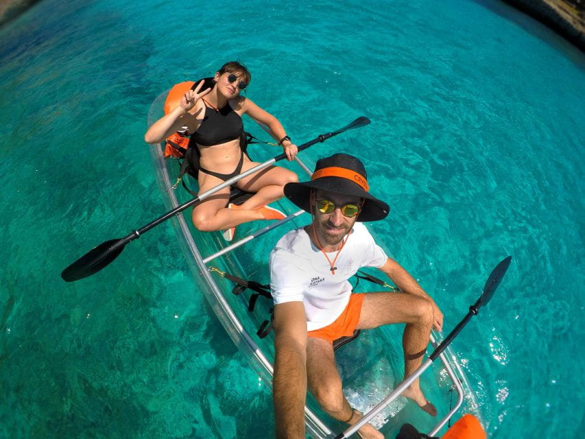Menorca: Guided Transparent Kayaking Tour - Booking Process