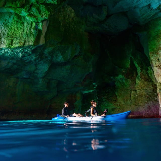 Menorca: Kayak Cave Route + Photo Session. - Key Points