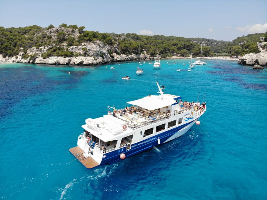 Menorca: Natural Coves and Beaches Boat Trip & Paella Lunch - Itinerary Details