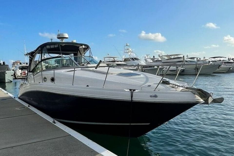 Miami: 37-Foot Sundancer Boat Rental - Group Size and Inclusions