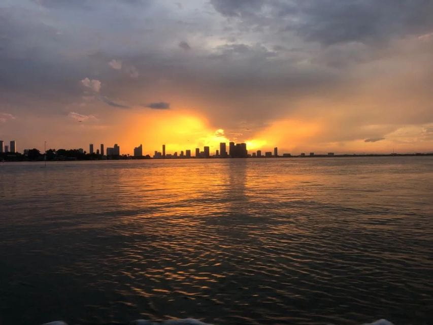 Miami: Private Sunset Boat Tour With Bottle of Champagne - Key Points