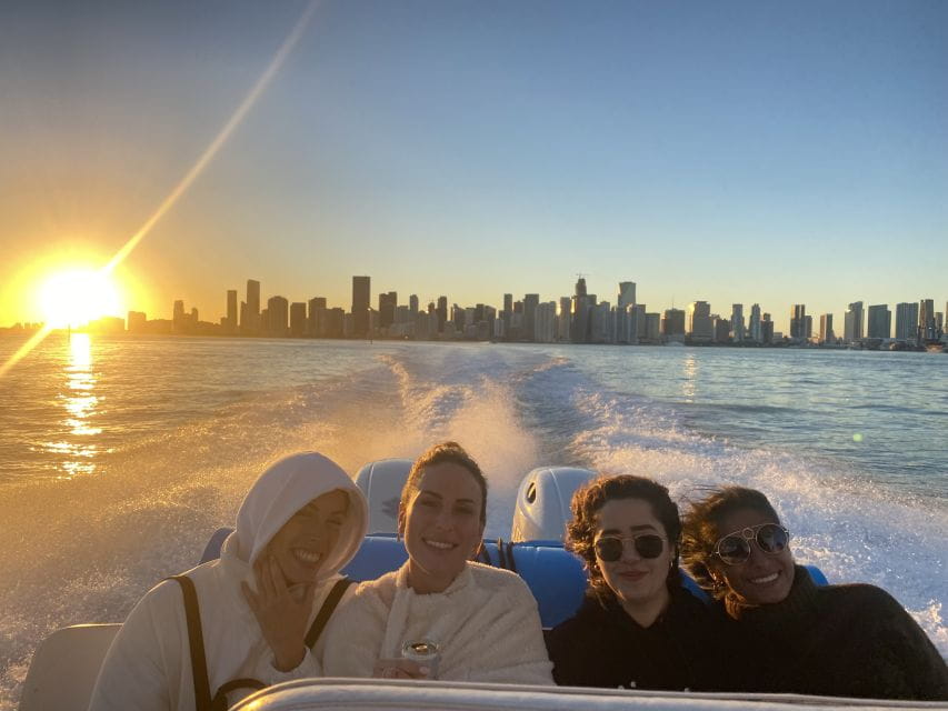 Miami: Private Sunset Boat Tour With Bottle of Champagne - Tour Duration and Languages