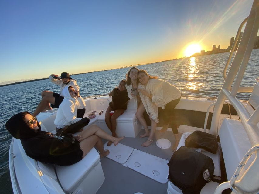 Miami: Private Sunset Boat Tour With Bottle of Champagne - Inclusions in the Tour