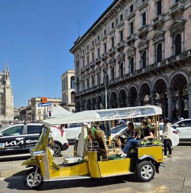 Milan: Private Tuk Tuk Tour with Hotel Pickup - What to Expect: Riding the Tuk Tuk