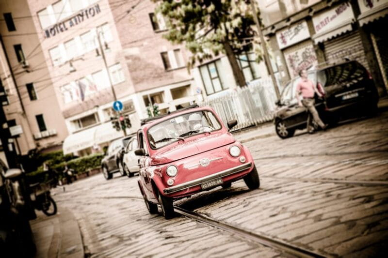 Milan: Slow Tour by Vintage Red Fiat 500 (1 hour, 1 stop) - FAQs