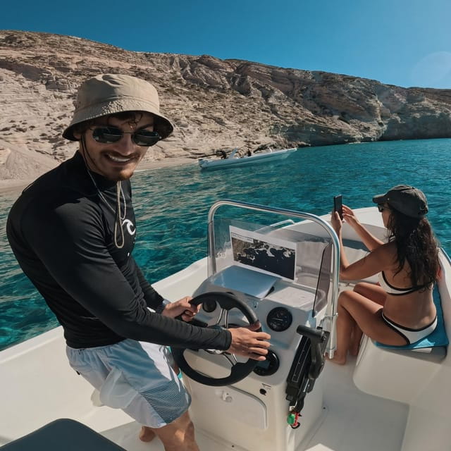 Milos: Self-Drive Boat Rental with Optional Skipper - Key Points / Takeaways